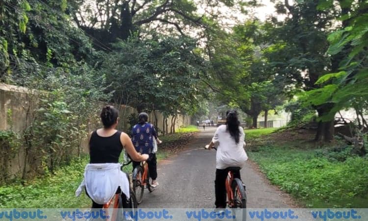 Cycling with Saanchi