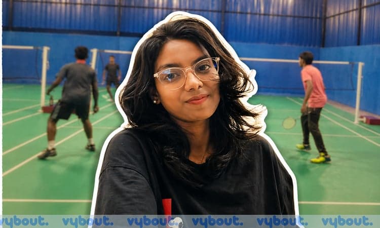 Badminton with Rehana